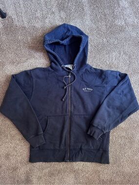 Old Navy Dark Blue Full-Zip Hoodie